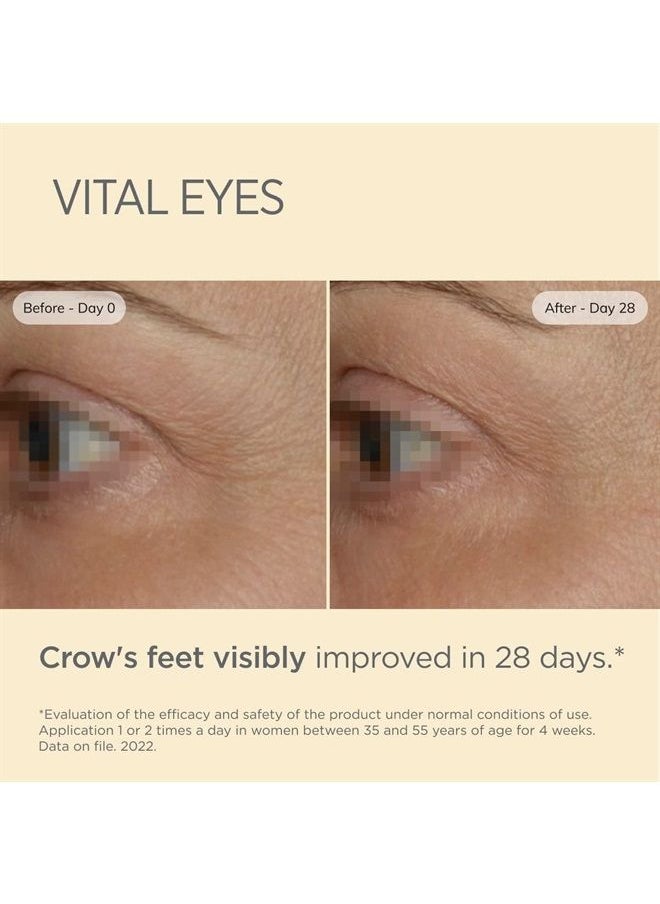 ISDIN - Isdinceutics Vital Eyes - Night Eye Cream for Wrinkles Formulated with Melatonin, Cooling Applicator Included - Image 1