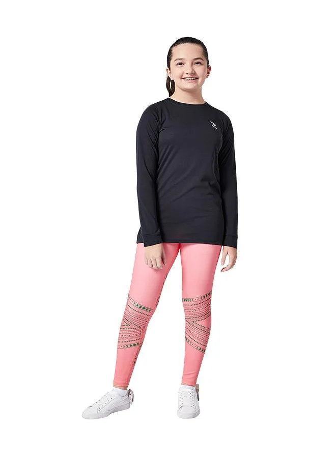زيسي Girl's Top & Leggings Set