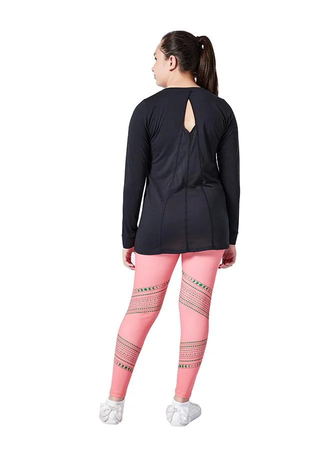 ZAECY Girl's Top & Leggings Set