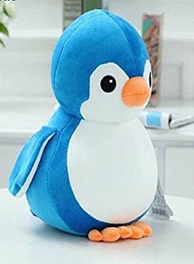 Future Shop Cute Detective Cartoon Character Soft Stuffed Plush Animal Toy for Kids Home Room Decoration (Blue Penguine) - Image 2