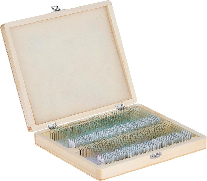 Celestron Prepared Microscope Slides 100-Piece Set (44412) - Image 1