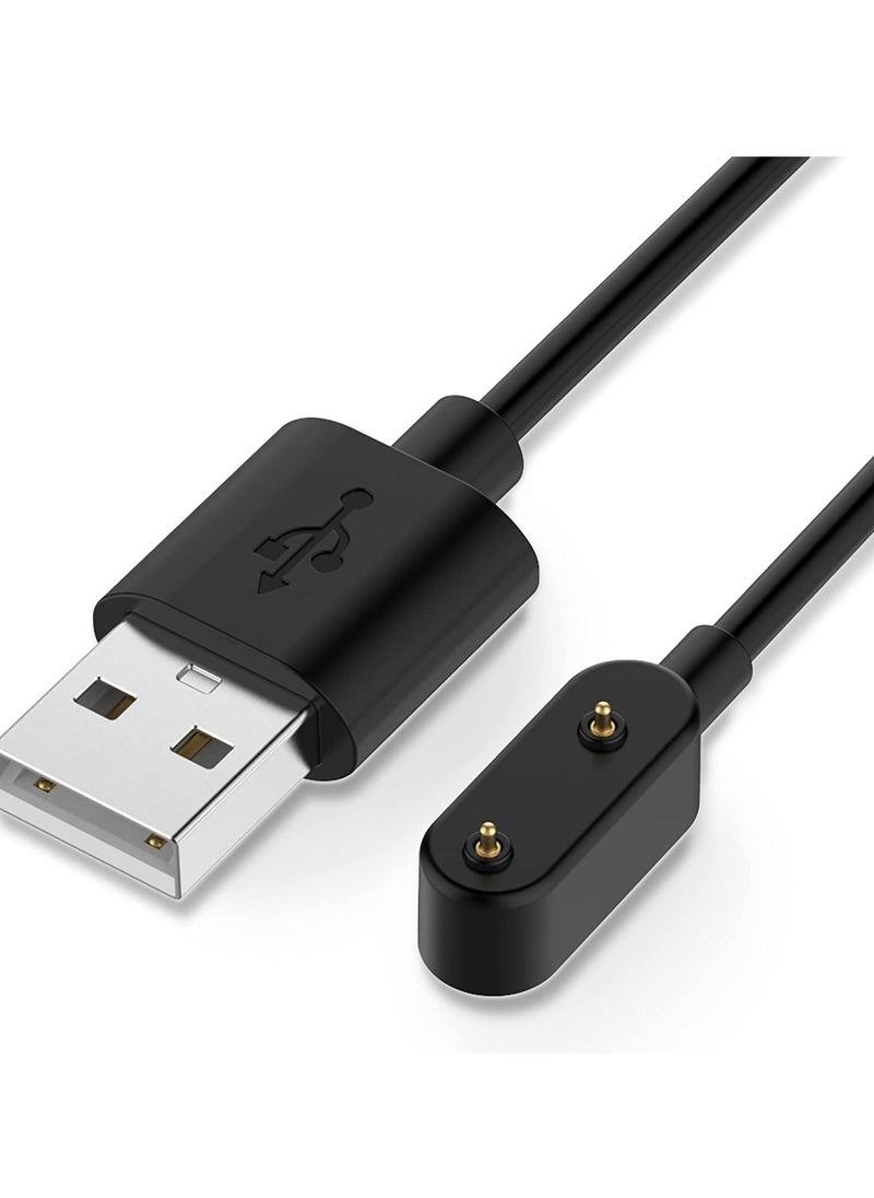 ELTRAZONE Charger Compatible with Huawei Watch Fit, USB Charging Cable Cord Base Dock Charger Adapter Stand For Huawei Band 6 smartwatch (Black) - Image 1