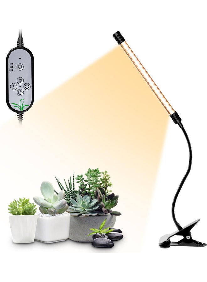 إسكدنيا مصباح LED لنمو النبات يزود بالطاقة بوصلة USB أسود 30x8x12سم - Image 3