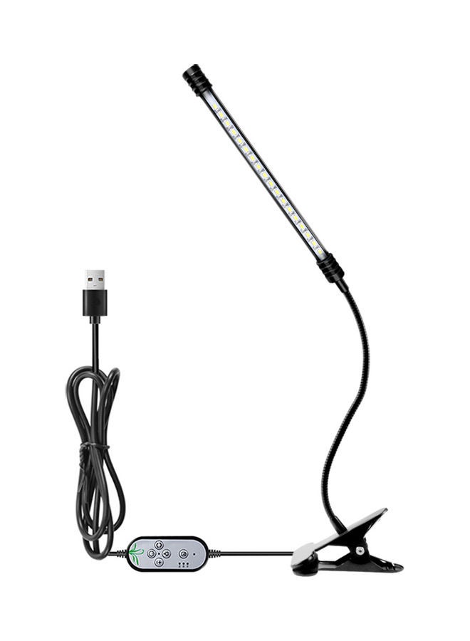 إسكدنيا مصباح LED لنمو النبات يزود بالطاقة بوصلة USB أسود 30x8x12سم - Image 1