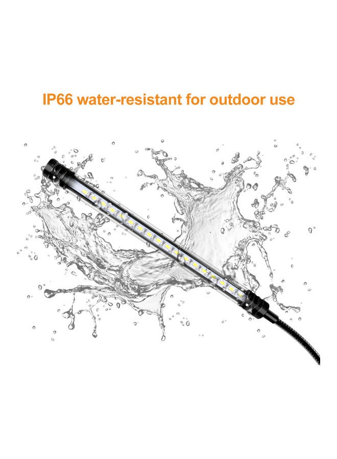 إسكدنيا مصباح LED لنمو النبات يزود بالطاقة بوصلة USB أسود 30x8x12سم - Image 2