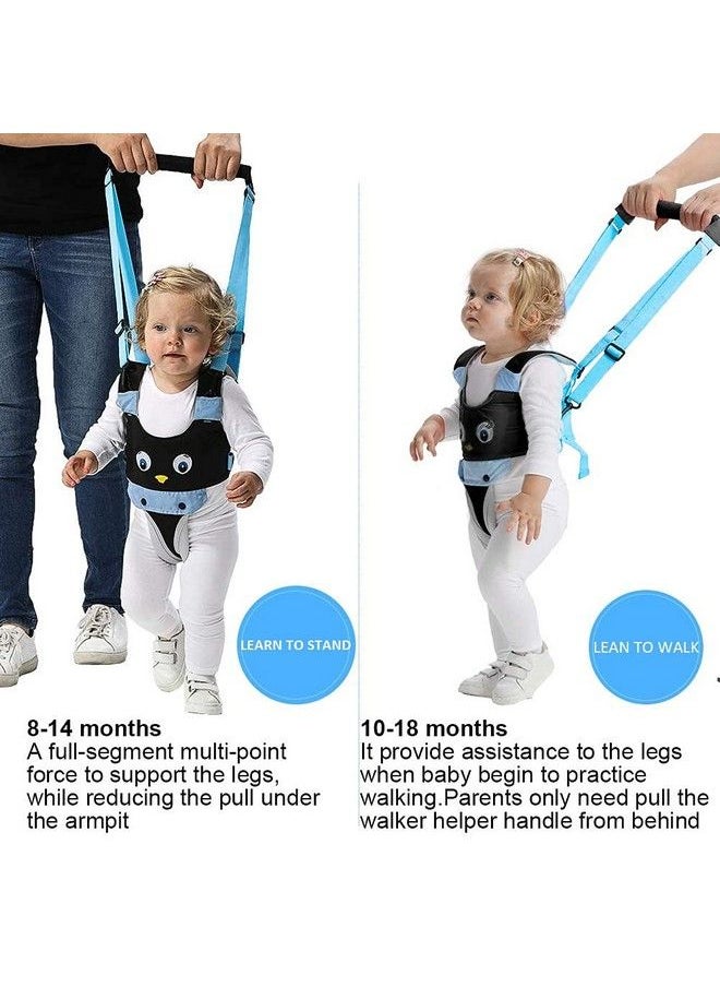 Orangehome Baby Walker Toddler Walking Harness Helper And 2 Pair Knee Pads Adjustable Standing Up And Walking Learning Helper For Toddler 7 24 Month Blue  - Image 4