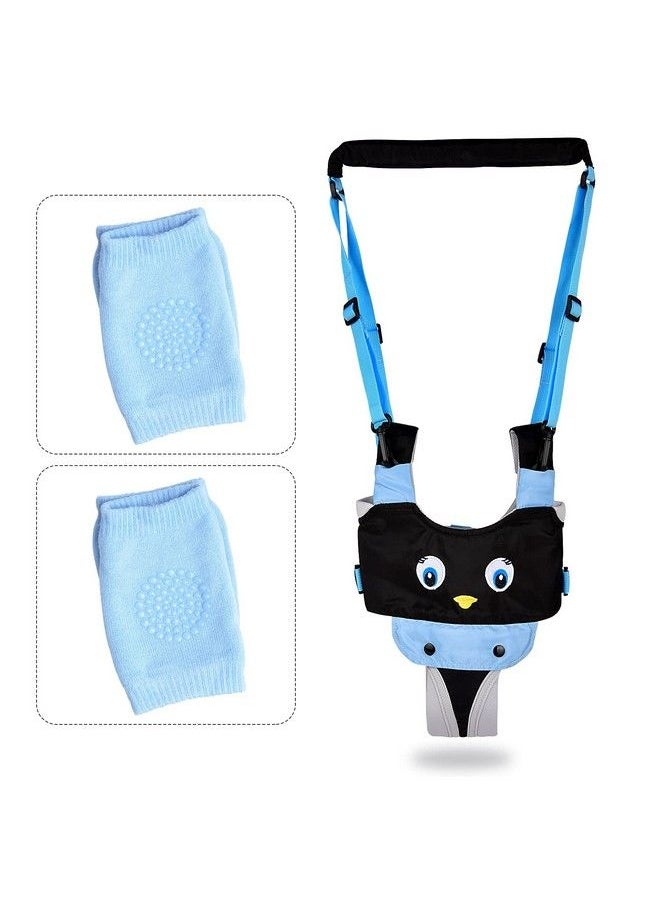 Orangehome Baby Walker Toddler Walking Harness Helper And 2 Pair Knee Pads Adjustable Standing Up And Walking Learning Helper For Toddler 7 24 Month Blue  - Image 2