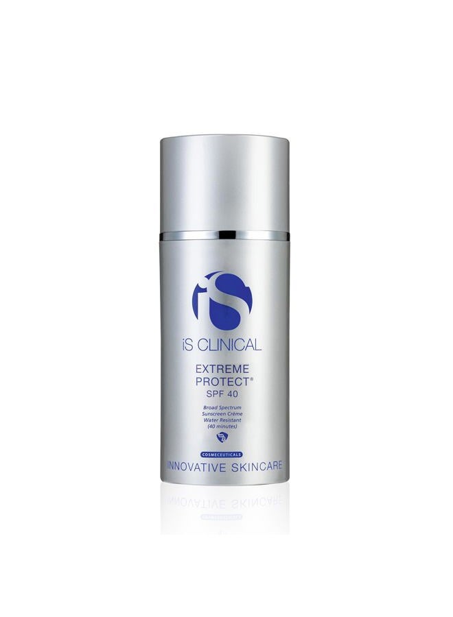 iS CLINICAL واقي شمس تينت إكستريم بروتكت SPF 40؛ مرطب يومي للوجه مع SPF؛ علاج مرطب واقي شمس 100 جرام - Image 1