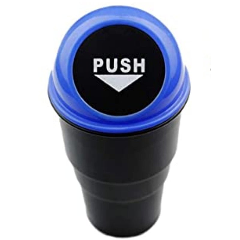 IONIX Plastic Press-Top foldable car Dustbin, small, Lid Color May vary - Image 2