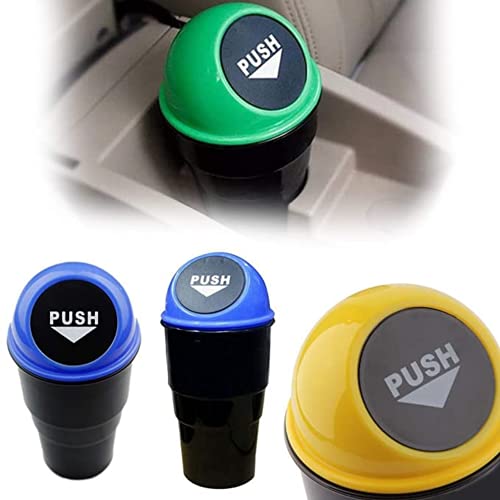IONIX Plastic Press-Top foldable car Dustbin, small, Lid Color May vary - Image 4