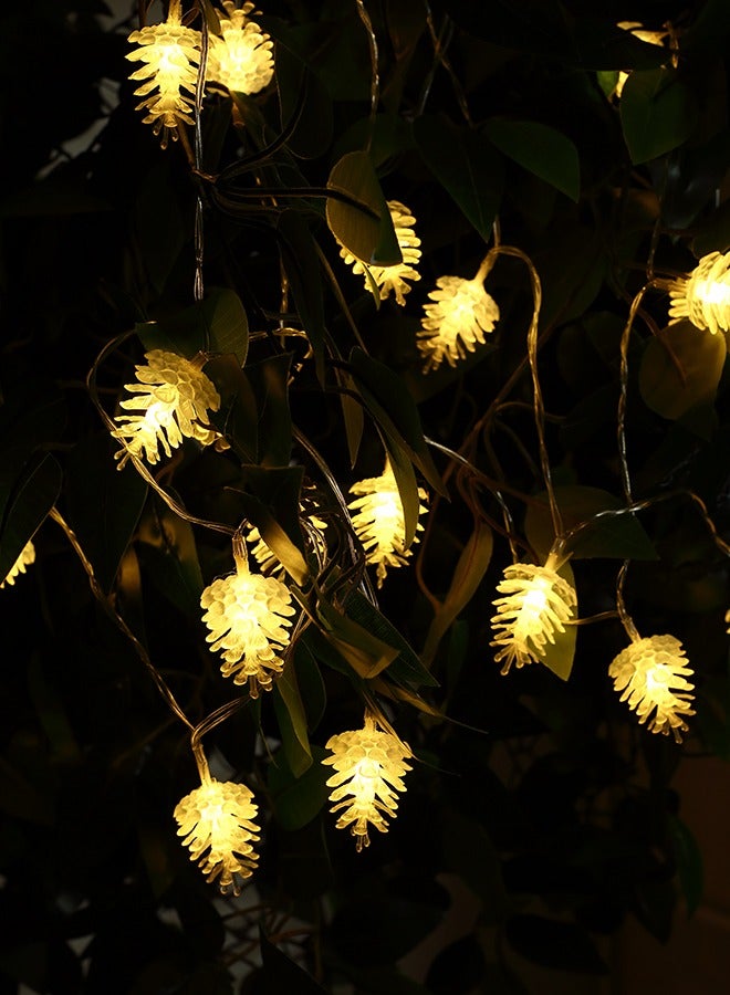 LAWAZIM Generic Plastic String 20 Lamps 21cm |String Lights,Indoor String Lights for Bedroom,Classroom,Outdoor String Lights for Patio,Garden,Party,Wedding - Image 1