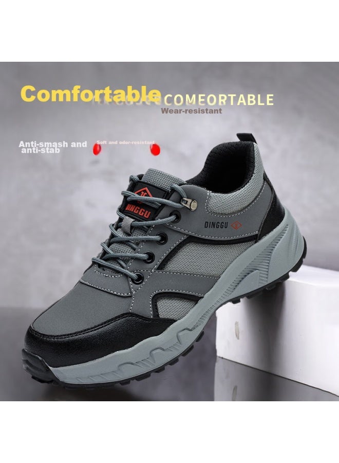 Dinggu Dinggu Safety Shoes For Men, Steel Toe Cap, Puncture-Resistant, Lightweight, Comfortable, Non-Slip, For Construction Sites, 852Hui41 - Image 4