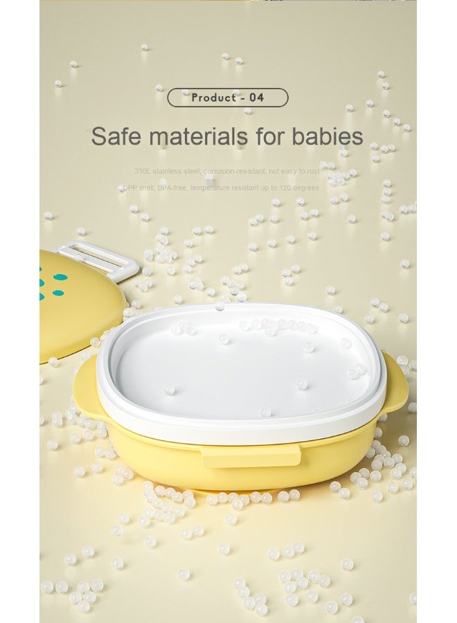 Anna 316L Stainless Steel Food Divided Thermal Lunch Box Set - Portable and Insulated - Image 2