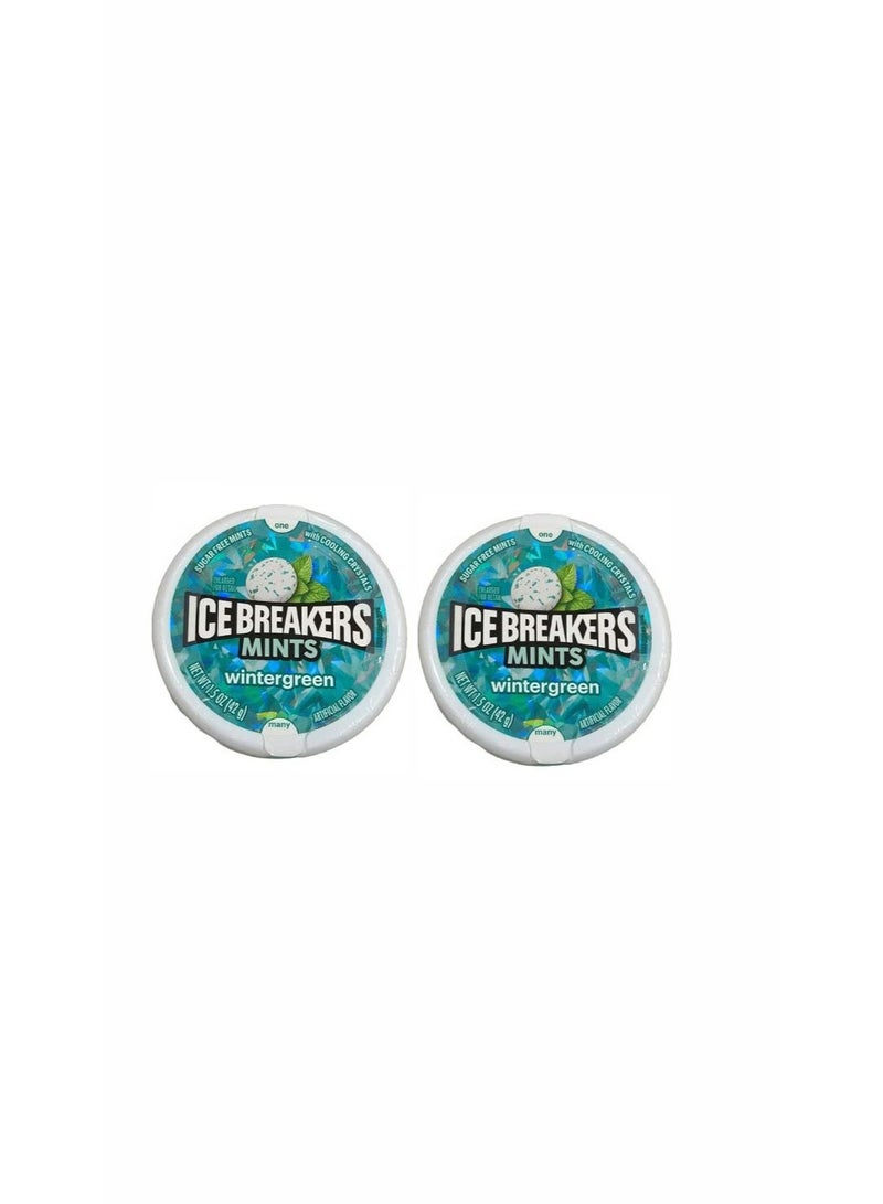 Icebreakers 2 FROM Fruit Flavored Icebreakers - Sugar-Free Mint Candy from the USA - 42g - Image 1