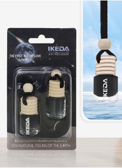 IKEDA IKEDA 2Pcs Car Air Freshener |Automotive Air Fresheners 4ml Car Scents | 45-Days Keep Fragrance | Automobile Hanging Diffuser Bottles | Remove Auto Odor Long-Lasting Fresh Air for Men Women(Dark Night)  - Image 1