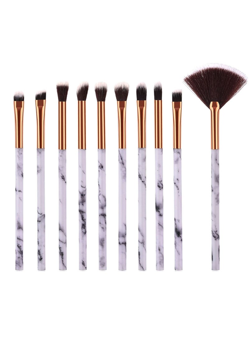 نيبمينينت طقم فرش لظلال العيون مكون من 10 قطع مع صندوق وإسفنجة متعدد الألوان - Image 2