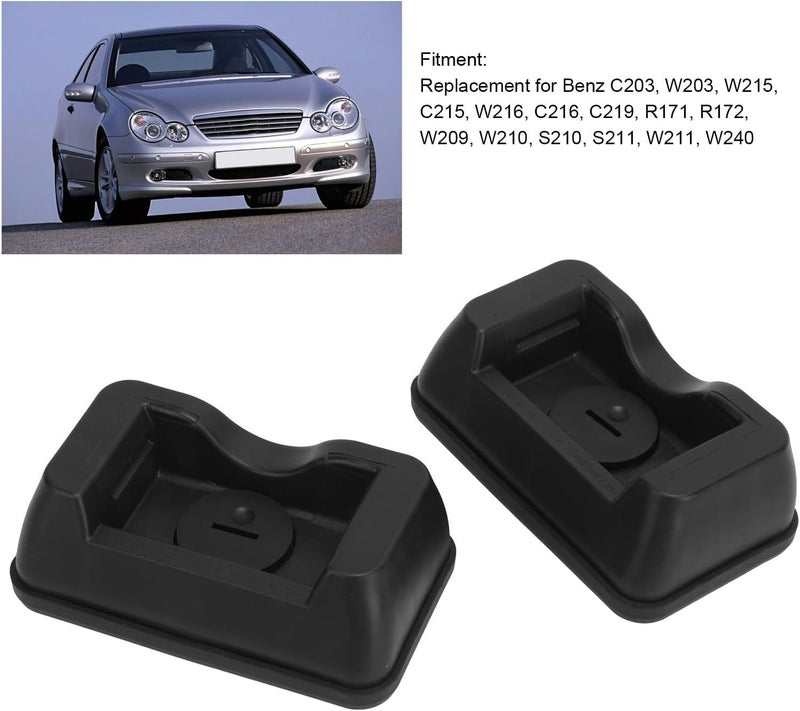 Car Jack Pad Rubber, 2PCS Replacement for C203 W203 W215, Durable Wear - High Strength Support, Stable and Safe Lifting for Vehicle Maintenance - Image 2