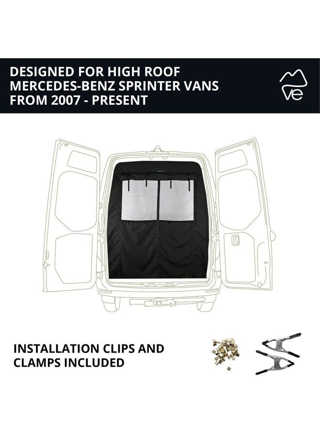 VanEssential Rear Door Bug Screen Designed for Mercedes-Benz Sprinter Van High Roof - Image 5
