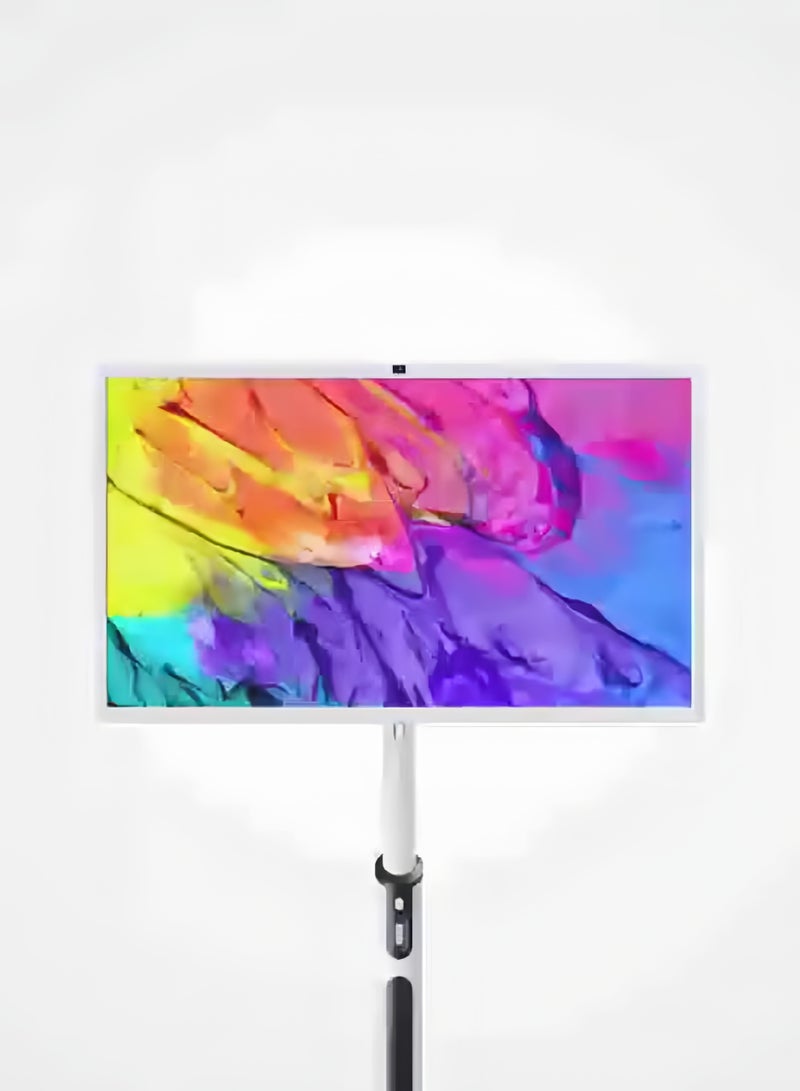 besrey  27 Inch Portable TV Floor, Adjustable Stand-LCD Smart Touch Display, Full-screen fully laminated panel.  - Image 2