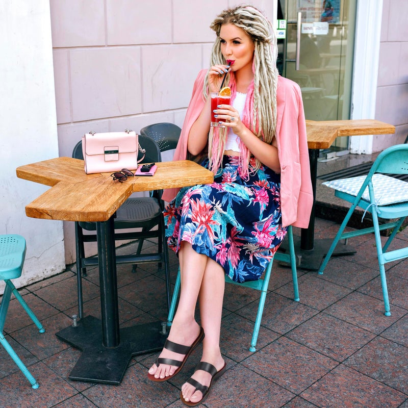 Aerosoft Womens Slides Slip On Comfort with Arch Support Slides for Women Summer Yoga Mat Walking Ladies Flat Sandals (Violet Black Size 10) - Image 2