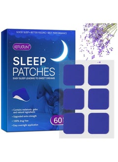 Sleep Patch with with Lavender Essential Oil|60 Pack Upgraded Deep Sleep Patches for Adults|Easy to Stick On and Comfortable for Men and Women(60P-SEFUDUN)