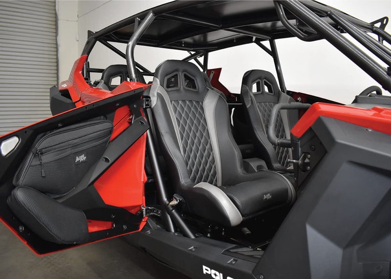 AAAA Aces Racing Aces Racing Polaris RZR XP Pro Pro R Turbo R XP4 Storage Bags 2020-2025 XP4 (Black, (Front) Door Bag) - Image 4