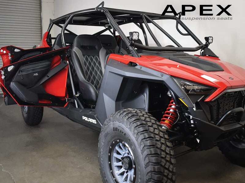AAAA Aces Racing Aces Racing Polaris RZR XP Pro Pro R Turbo R XP4 Storage Bags 2020-2025 XP4 (Black, (Front) Door Bag) - Image 3