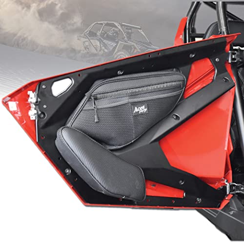 AAAA Aces Racing Aces Racing Polaris RZR XP Pro Pro R Turbo R XP4 Storage Bags 2020-2025 XP4 (Black, (Front) Door Bag) - Image 1