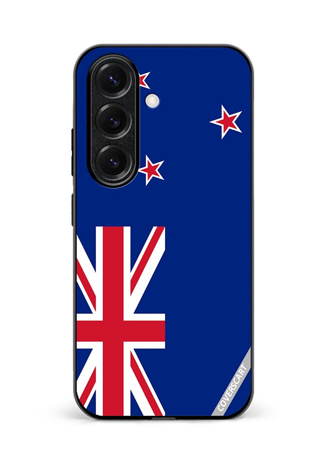 Protective Case Cover For Samsung Galaxy S25 Plus New Zealand Flag Design Multicolour