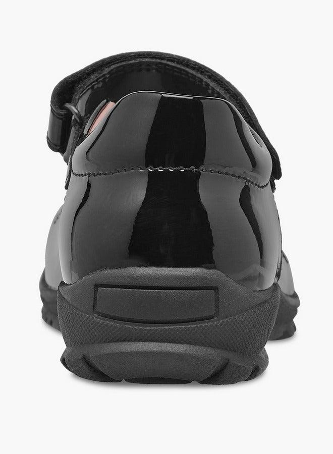 جونيورز حذاء ماري جين مطرز بالزهور للبنات بإغلاق لاصق - Image 5