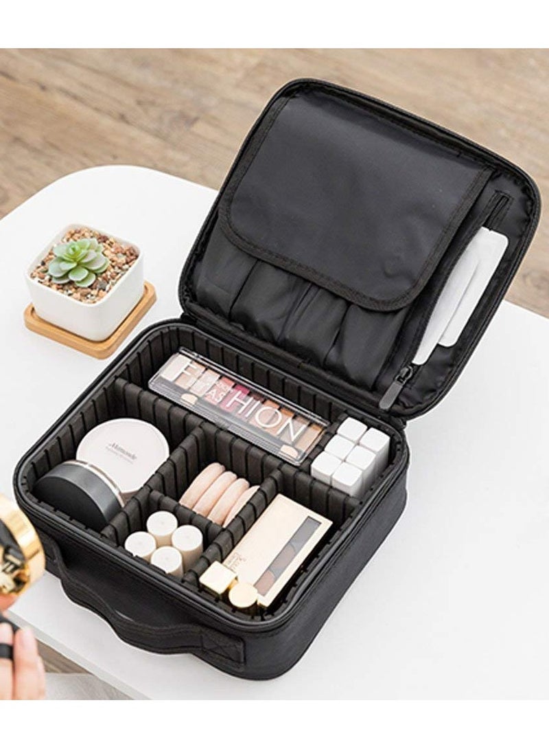 Portable Makeup Bag Black - Image 2