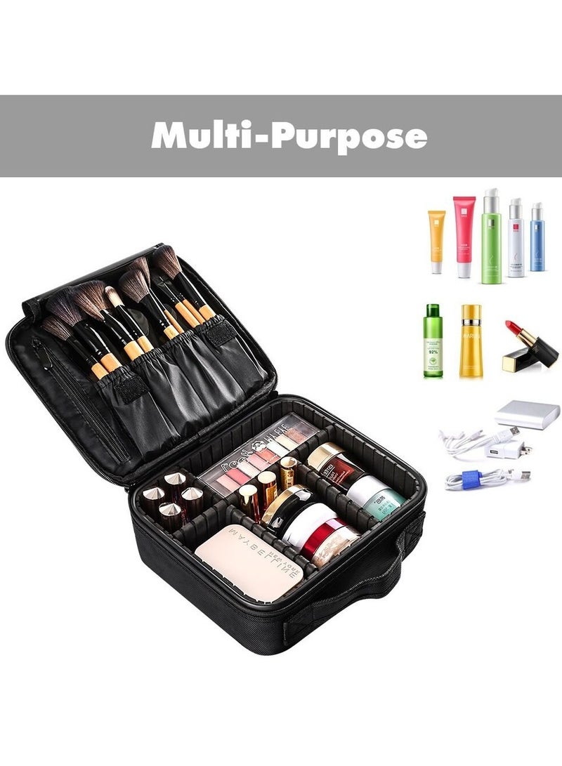 Portable Makeup Bag Black - Image 5