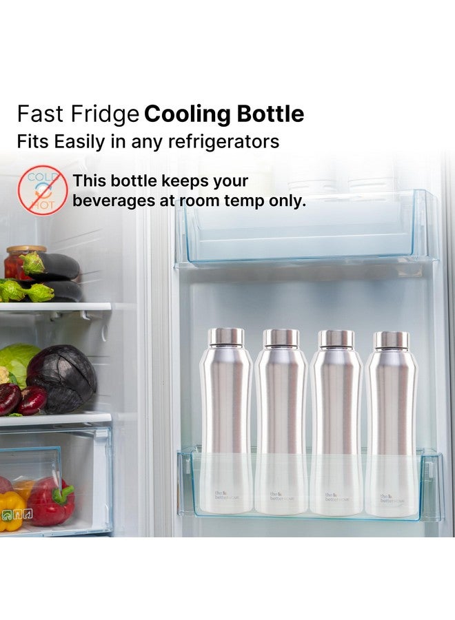 The Better Home Stainless Steel Water Bottle 1 Litre | Non-Toxic & BPA Free Water Bottles 1+ Litre | Steel Bottle For Home, Office & School - Image 4