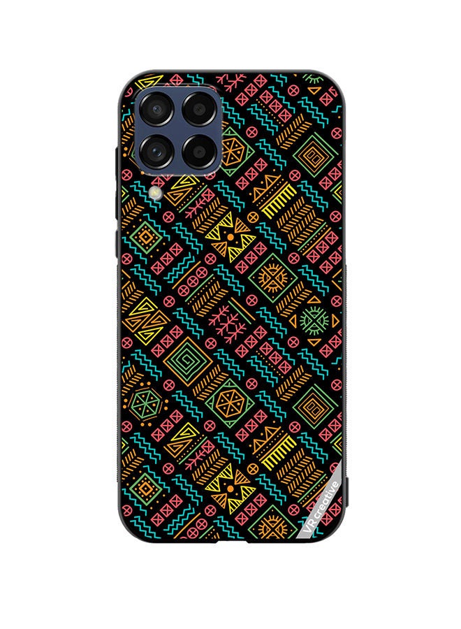 VR CREATIVE Protective Case Cover For Samsung Galaxy M33 Mayan Patchwork Design Multicolour - Image 1