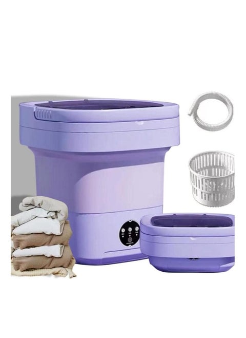 Portable Mini Washing Machine with 3 Modes With Timing Portable Washer With Soft Spin And Draining For Socks Baby Clothes Towels and Small Items 6L