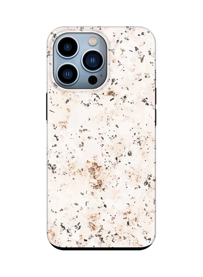 Stylizedd Tough Pro Case for iPhone 15 Pro Dual Layer Hybrid PC TPU Customized Mobile Cover Matte Finish Phone Case - Marble Print Stone - Image 1