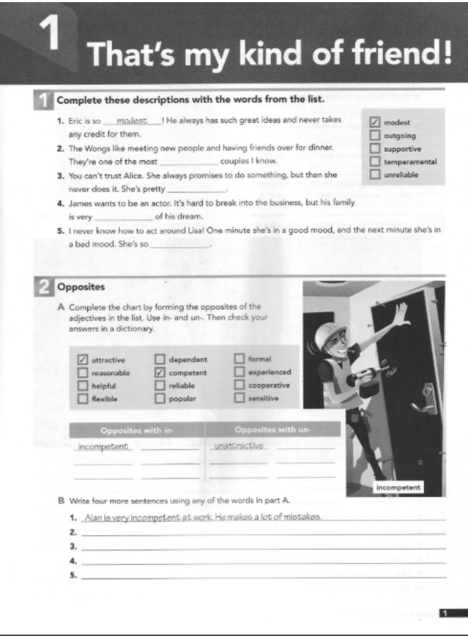 Cambridge Interchange - English Course for adults _ fifth edition _ level 3A_Workbook - Image 3