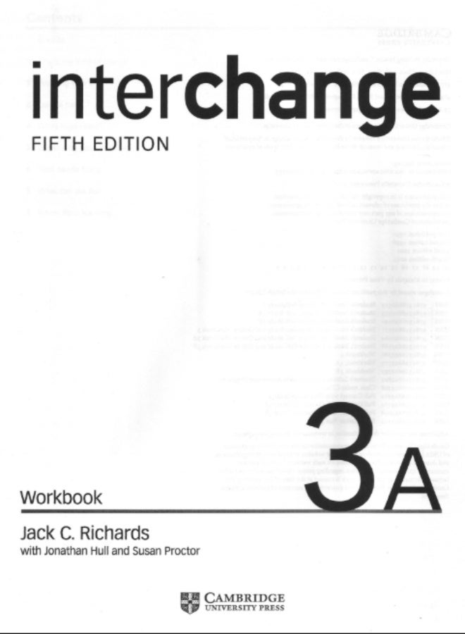 Cambridge Interchange - English Course for adults _ fifth edition _ level 3A_Workbook - Image 2