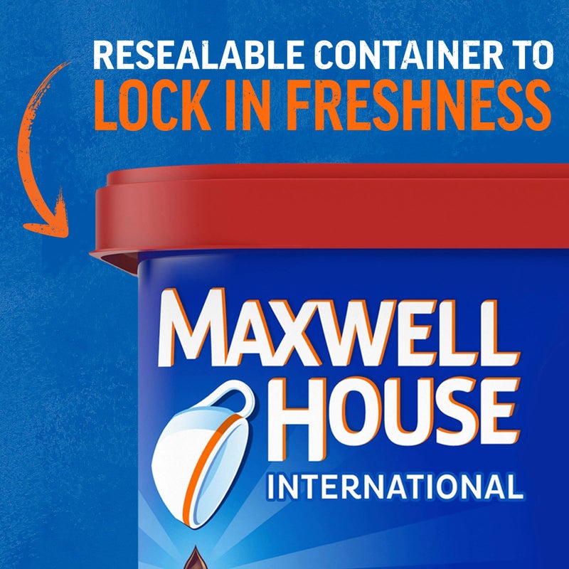 Maxwell House International Suisse Mocha Café-Style Instant Coffee Beverage Mix, 4 ct. Pack, 7.2 oz. Canisters - Image 5