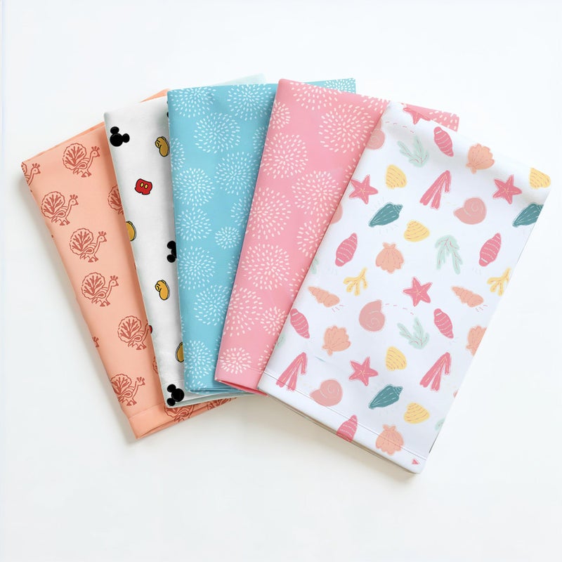 TIDY SLEEP Muslin Baby Face Napkin for New Born (Washable, Reusable Extra Soft Baby Face Napkin) (5) - Image 5