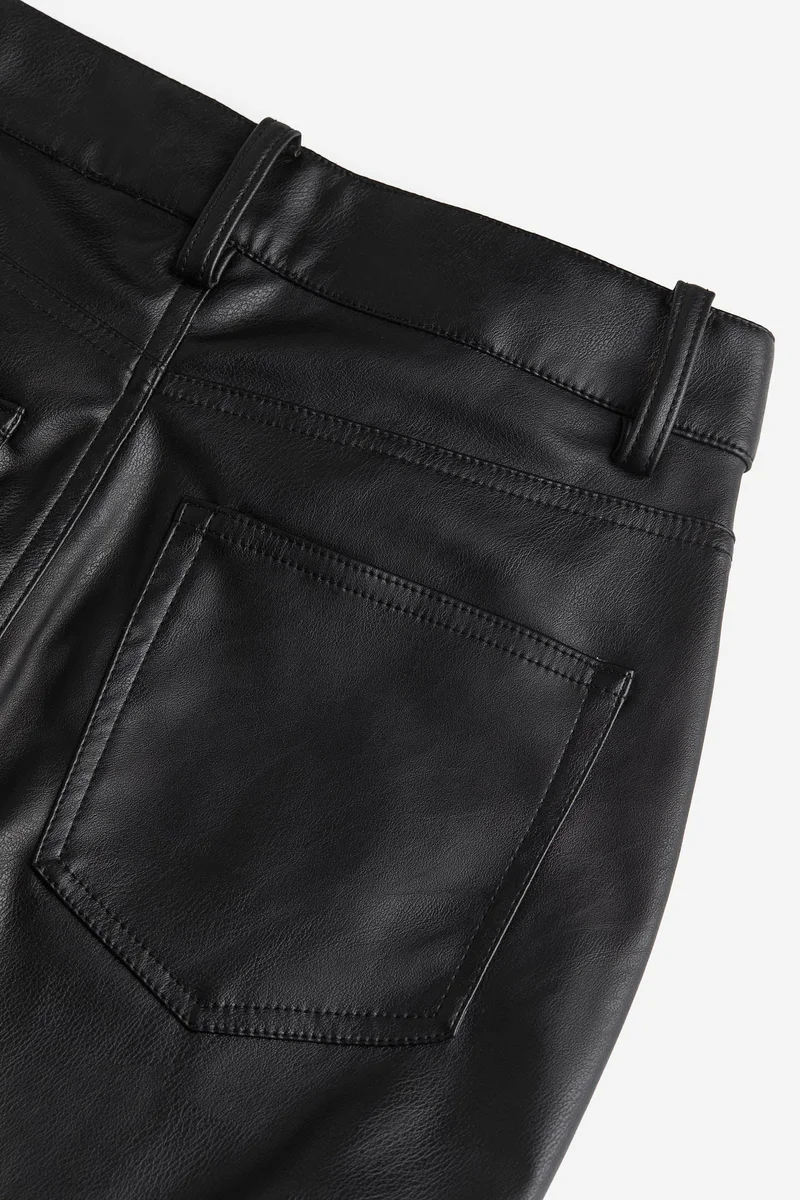 H&M Pu High Waist Pants