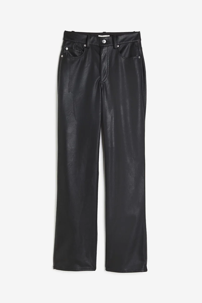 H&M Pu High Waist Pants