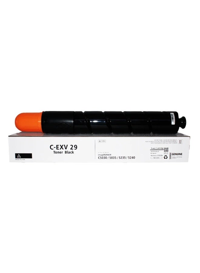 خرطوشة حبر C-EXV 29 أسود متوافقة مع طابعات Canon imageRUNNER ADVANCE C5030 و C5030i و C5035 و C5035i و C5235 و C5235i و C5240 و C5240i - Image 1