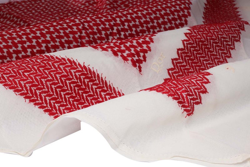 Dora & Liz Winter Dor Salfa Shemagh – Red-Sugar - Image 5