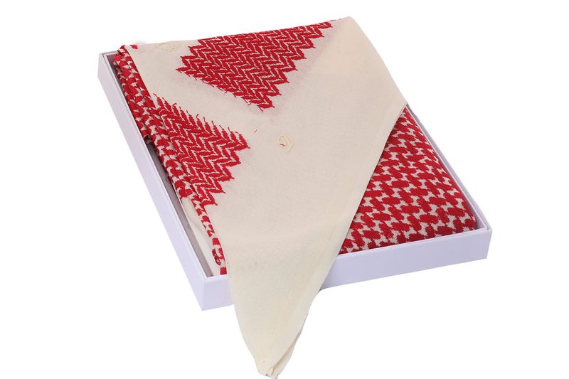 Dora & Liz Winter Dor Salfa Shemagh – Red-Sugar - Image 1