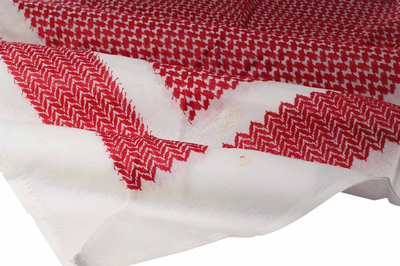 Dora & Liz Winter Dor Salfa Shemagh – Red-Sugar - Image 4