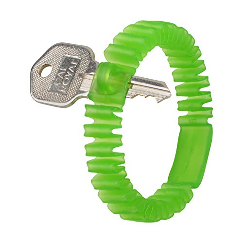 Nite Ize Key Band-It, Stretch Wristband Key Chain with S-Biner Clip, Lime - Image 4