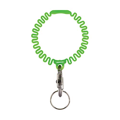 Nite Ize Key Band-It, Stretch Wristband Key Chain with S-Biner Clip, Lime - Image 2