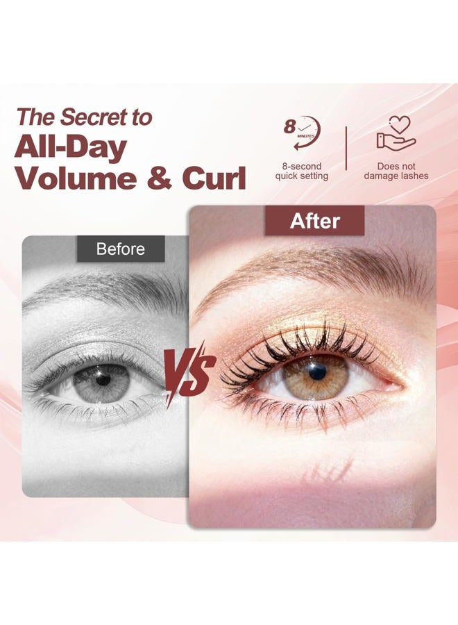 ZNJAVX Heated Eyelash Curler Fast Heat up Within 15s, Electric Eyelash Curlers with 2 Temperature Modes for 24H Long-Lasting Eyelash Curls, Type-C Rechargeable Lash Curler, Quick Natural Curling Eye Lashes - Image 3