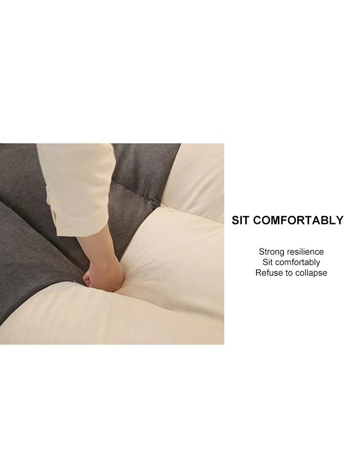 Generic Bean Cushion, Lightweight, Seating For Two, Bean Bag, Extra Large, Bean Sofa, Fatigue Relief, Sofa Cushion, Removable, Washable, Can Be Used As An Armrest On Both Sides, Corner Sofa, Patchwork Sofa, A Small Sofa That You Can Lie Down And Sleep On In The Balcony, Soft Sofa.  - Image 2